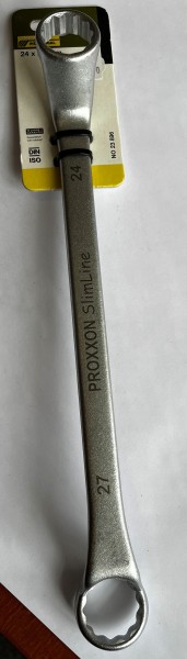 Proxxon Doppelringschlüssel, 24 x 27 mm (Art.Nr. 23 896)
