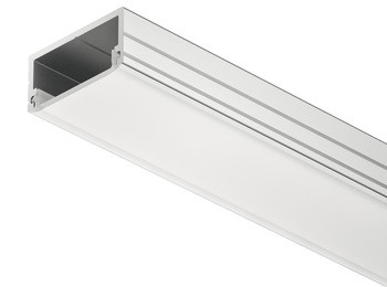 Unterbauprofil, Häfele Loox, Profil 2190, 8,5 mm Profilhöhe, Aluminium