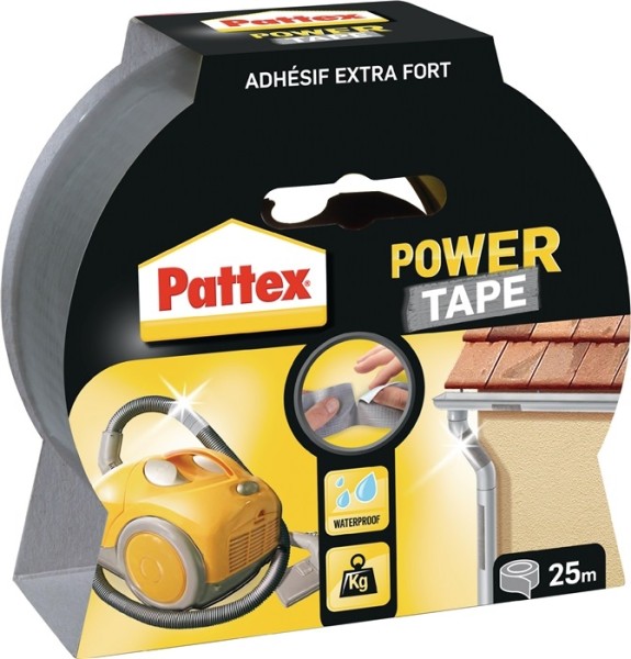 Pattex Gewebeband Power-Tape silber